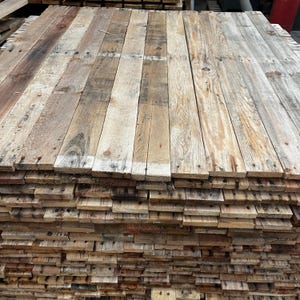 Reclaimed Pallet Wood Cladding: Rustic Distressed DIY Reclaimed Boards- Best Value 15sqm Pack- Free P+P image 2