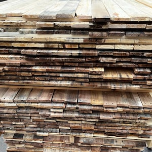 Reclaimed Pallet Wood, Recycled, Rustic Distressed Boards for DIY projects- Multiple Finishes Available image 14