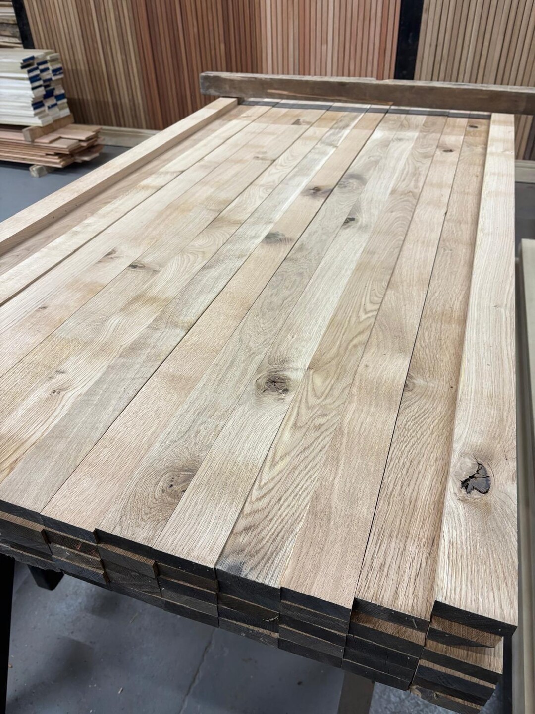 Oak Cladding - Rustic Character Oak- 1sqm Coverage per Pack / Planed or ...