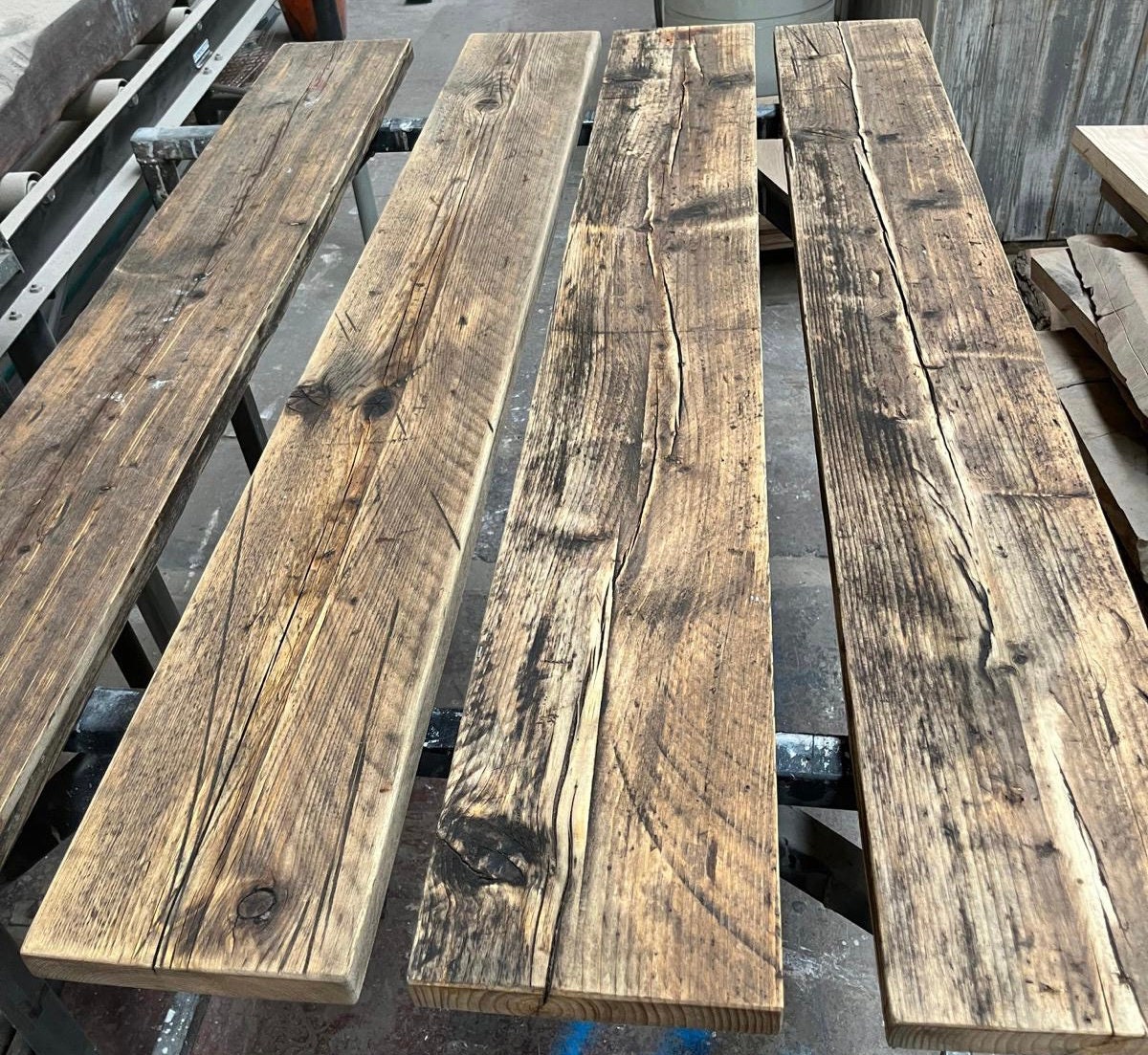 Reclaimed Scaffold Boards Cut to Size Multiple Finishes Etsy