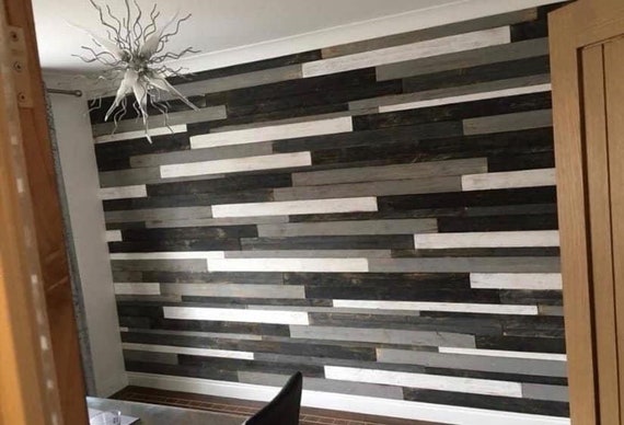 Whitewashed Pallet Wall Whitewashed Reclaimed Barn Wood Planks For