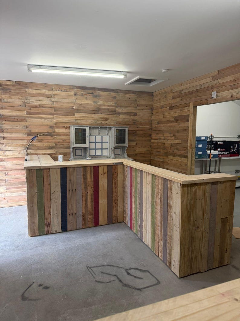 Reclaimed Pallet Wood Cladding: Rustic Distressed DIY Reclaimed Boards- Best Value 15sqm Pack- Free P+P image 5