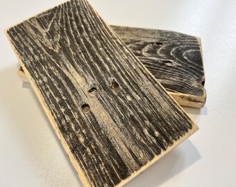 1sqm Rustic Wood Cladding | Washed Ebony & Gold New Kiln Dried Timber | Multiple Finishes | Sizes Available