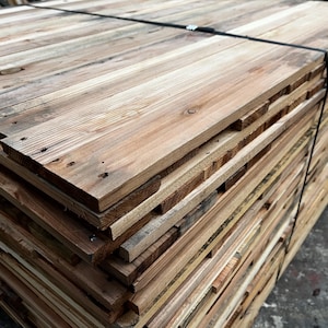 Reclaimed Pallet Wood Cladding: Rustic Distressed DIY Reclaimed Boards- Best Value 15sqm Pack- Free P+P image 8