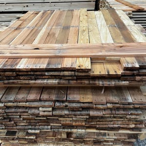 Reclaimed Pallet Wood, Recycled, Rustic Distressed Boards for DIY projects- Multiple Finishes Available image 6