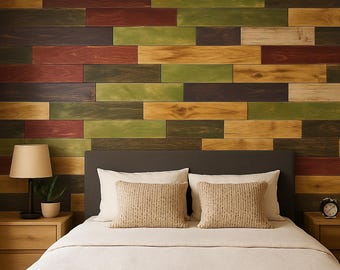 Hand Painted Timber Cladding, Rustic FSC Wood Planks