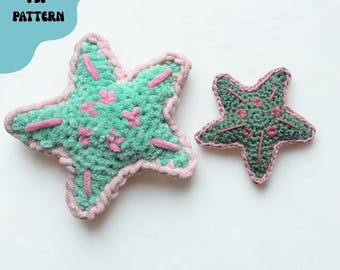 Motif étoile de mer au crochet - peluche facile d'animal marin (téléchargement numérique)