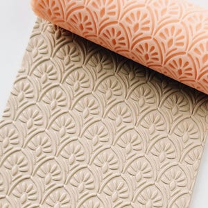Polymer clay texture roller clay stamp 3D printed embossing Polymer clay tool Vintage pattern roller Lines pattern texture Clay cutter (239)