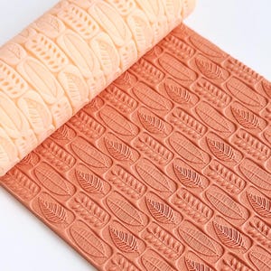 Polymer clay texture roller clay stamp 3D printed embossing Polymer clay tool Vintage pattern roller Lines pattern texture Clay cutter (242)