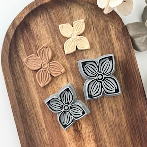 Lily cutter, flower clay cutter, earring cutter, Spring clay cutter, Flower Clay Cutters, Polymer clay cutter set, rose cutter