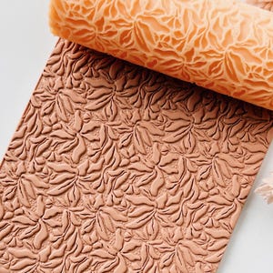 Polymer clay texture roller clay stamp 3D printed embossing Polymer clay tool Vintage pattern roller Lines pattern texture Clay cutter (225)