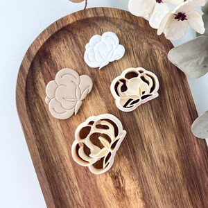 Cotton clay cutter, Embossed cutter, Flower cutter, Flower earring making set, Clay cutter set. Nature stamp