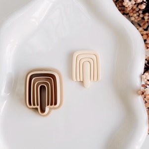 Polymer Clay Earring Cutter, Dangle Clay Cutter, Abstract shape clay cutter, Polymer clay tools