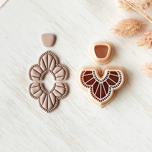 Ensemble d&#39;emporte-pièces en pâte polymère, emporte-pièces pendants, emporte-pièces en forme ABSTRAITE