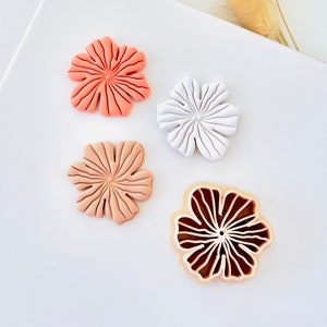 Boho Embossed Flower Polymer Clay Cutter | Rose Clay Cutters | Polymer Clay Tool | Clay Earring Cutter | Boho Clay Cutter |Clay Cutter Set