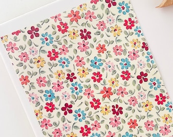 Clay Transfer Paper, Flower Garden Set, Floral Transfer, Flower Set, Polymer Clay, Art Supplies