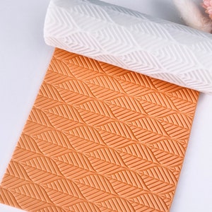 Texture geometric roller, Figure Clay roller, Seamless Clay texture, Polymer clay roller, Clay pattern roller, Earring making tool (55)
