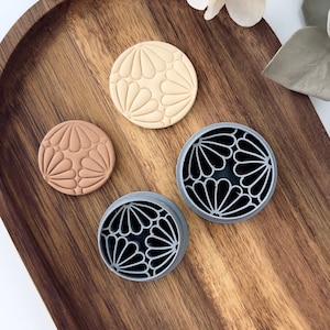 Embossed Flower Polymer Clay Cutter, Earring polymer clay cutter, Dangle cutter / Polymer Clay Cutters / Jewellery Tools / Earring Making