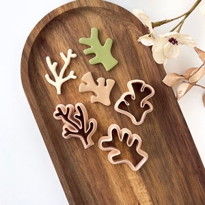 Organic Polymer clay cutters set, 3d printed cookie cutters, earring cutters, jewelry cutters, polymer clay tools, craft clay shape cutters