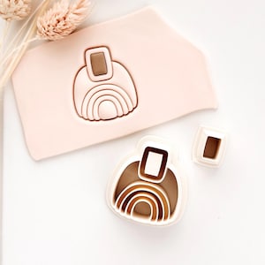 Polymer Clay Earring Cutter, Dangle Clay Cutter, Abstract shape clay cutter, Long Clay Cutter