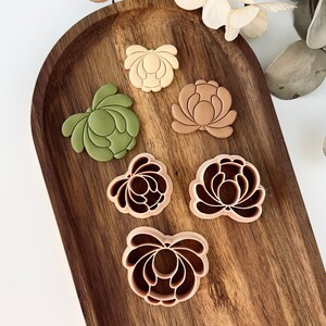Embossed Flower Polymer Clay Cutter, Earring polymer clay cutter, Dangle cutter / Polymer Clay Cutters / Jewellery Tools / Earring Making