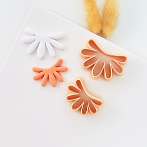 flower lower clay cutter, earring cutter, Spring clay cutter, Flower Clay Cutters, Flower earrings, Polymer clay cutter set