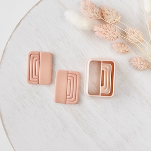 Simple Cutter, Ethnic Clay Cutter, Indian cutter, Imprint Clay Cutter, Morocco cutter, Polymer clay cutter