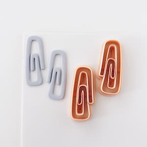 Dangle cutter mirrored  set,  abstract cutter, Polymerclay Cutter, Fimo Accessories
