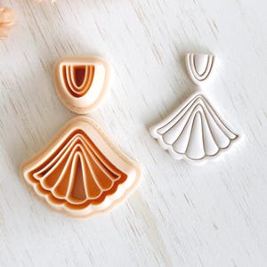 Ensemble d&#39;emporte-pièces en pâte polymère, emporte-pièces pendants, emporte-pièces en forme ABSTRAITE