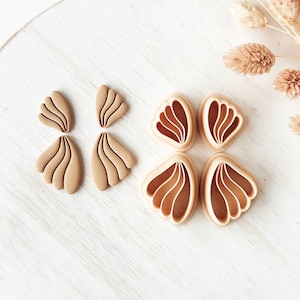 Ensemble d&#39;emporte-pièces en pâte polymère, emporte-pièces pendants, emporte-pièces en forme ABSTRAITE