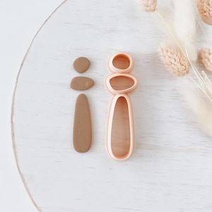 Polymer Clay Earring Cutter, Dangle Clay Cutter, Abstract shape clay cutter, Polymer clay tools