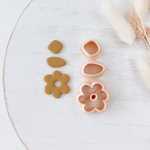 Polymer Clay Earring Cutter, Dangle Clay Cutter, Abstract shape clay cutter, Polymer clay tools
