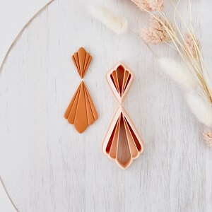 Ensemble d&#39;emporte-pièces en pâte polymère, emporte-pièces pendants, emporte-pièces de forme abstraite