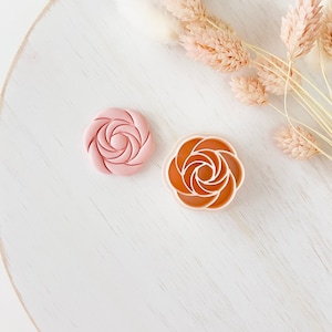 Polymer clay shape cutter, abstract donut modern earring moulds, squiggle sharp 3D printed mould | clay jewellery supplies