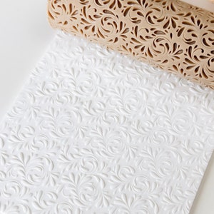 Polymer clay texture roller clay stamp 3D printed embossing Polymer clay tool Vintage pattern roller Lines pattern texture Clay cutters (88)