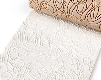Polymer clay texture roller clay stamp 3D printed embossing Polymer clay tool Vintage pattern roller Lines pattern texture Clay cutters