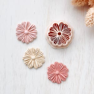 Flower Clay Cutter | Botanical clay cutter Garden Floral Polymer Clay Cutter Spring Flower Polymer Clay Cutter