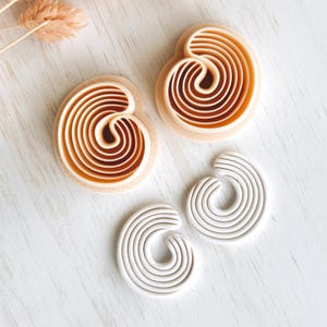 Polymer Clay Earring Cutter set, Dangle Clay Cutter, ABSTRACT shape clay cutter