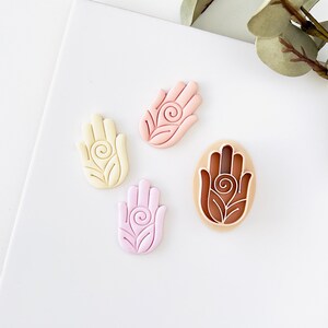 Hand Shape | Hand Shape Cutters | Cutting Tools | Shape Cutters | Detailed Clay Earring Cutters | Jewelry Making | Clay Tools