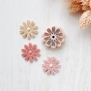 Flower Clay Cutter | Botanical clay cutter Garden Floral Polymer Clay Cutter Spring Flower Polymer Clay Cutter