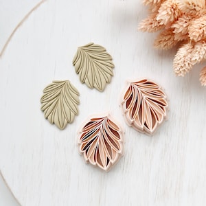 Flower Clay Cutter | Botanical clay cutter Garden Floral Polymer Clay Cutter Spring Flower Polymer Clay Cutter