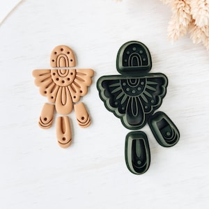Polymer Clay Earring Cutter, Dangle Clay Cutter, Abstract shape clay cutter, Cute Clay Cutter