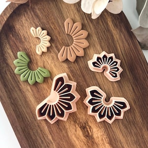 Flower Polymer Clay Cutter | Cutter Set | Cutter | Detailed Clay Cutter | Earring Making Tool |Clay Supplies