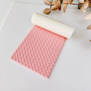Rodillo texturizador para arcilla polimérica – Diseño de escamas de sirena – Herramienta para arcilla para pendientes y joyería – R-043