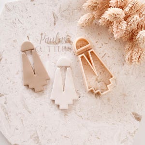 Polymer Clay Cutter, Weihnachtsbaum Form, Urlaub Ohrring Cutter Werkzeug, Clay Cutter für Schmuck, D-06