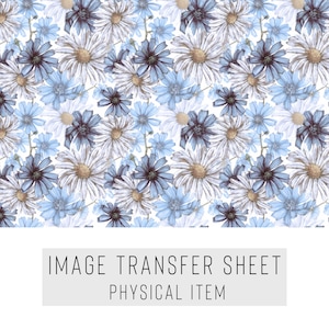 Clay Transfer Paper, Flower Garden Set, Floral Transfer, Flower Set, Polymer Clay, Art Supplies (387)