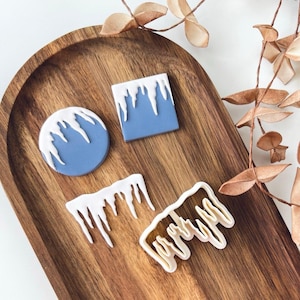 Emporte-pièce en pâte polymère, forme goutte à goutte, coupe-boucles d'oreilles abstraites, emporte-pièce pour fabrication de bijoux, C-30