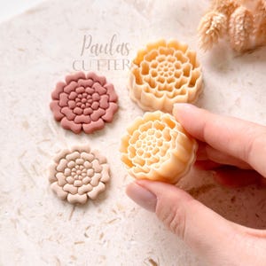 Tagliapasta per argilla polimerica, forme floreali, strumento per tagliare orecchini rotondi, tagliapasta per la creazione di gioielli, G-08 immagine 5