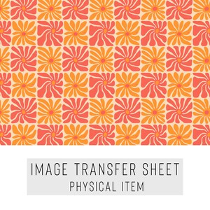Polymer Clay Transfer Paper – Floral Pattern – Water Soluble Sheet for Earrings & Jewelry – TP-417