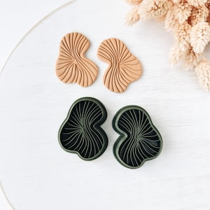 Polymer Clay Earring Cutter set, Dangle Clay Cutter, Abstract shape clay cutter, Cute Clay Cutter